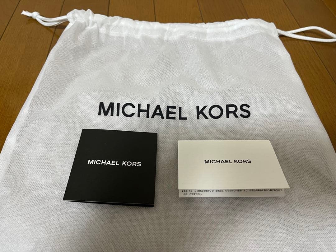 MICHAEL KORS ブラックレザー バッグ