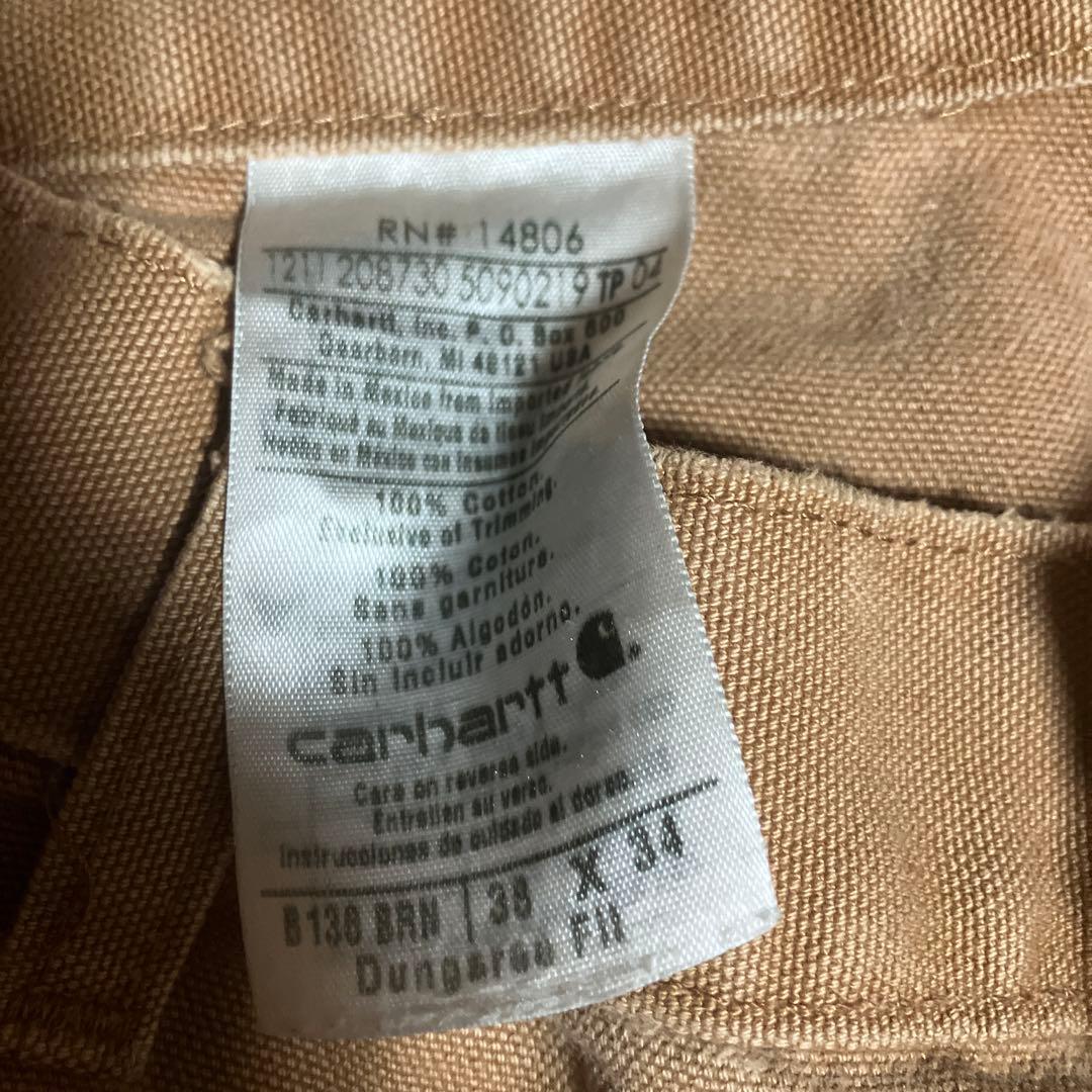 メキシコ Carhartt ダブルニー ペインターパンツ　S〜Mくらいのサイズ感