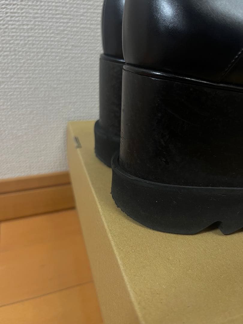 STELLA McCARTNEY ブラックウェッジソールシューズ