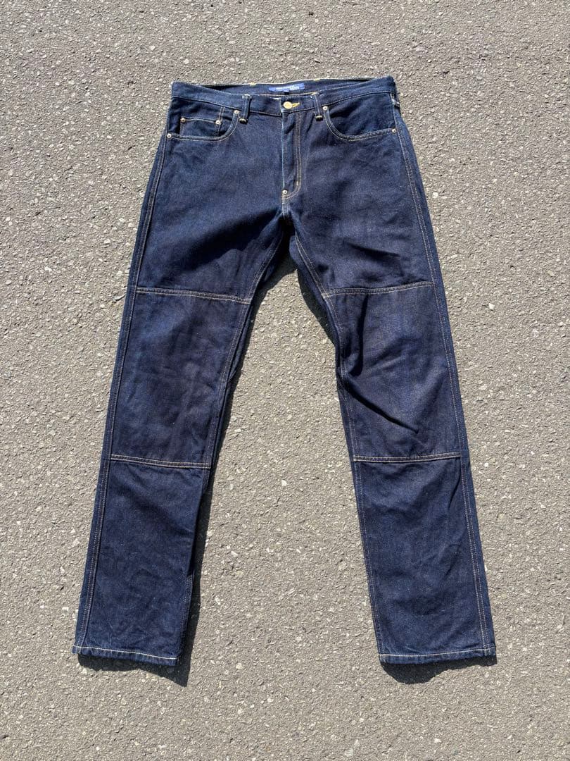 希少JUNYA WATANABE カーハート　ダブルニーペインターパンツ　濃紺
