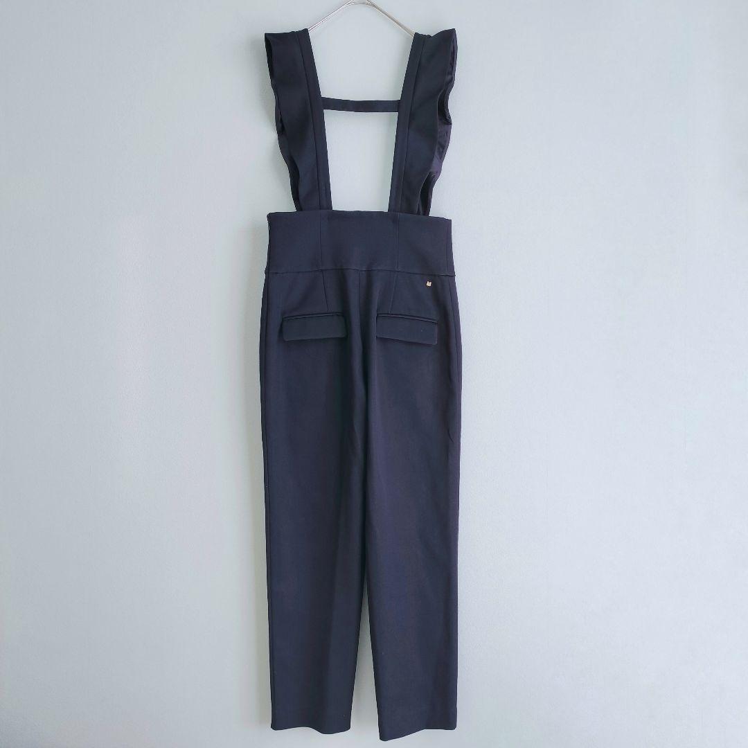 【値下げ交渉歓迎】 ミュベール MUVEIL ビジューサロペット ネイビー 38