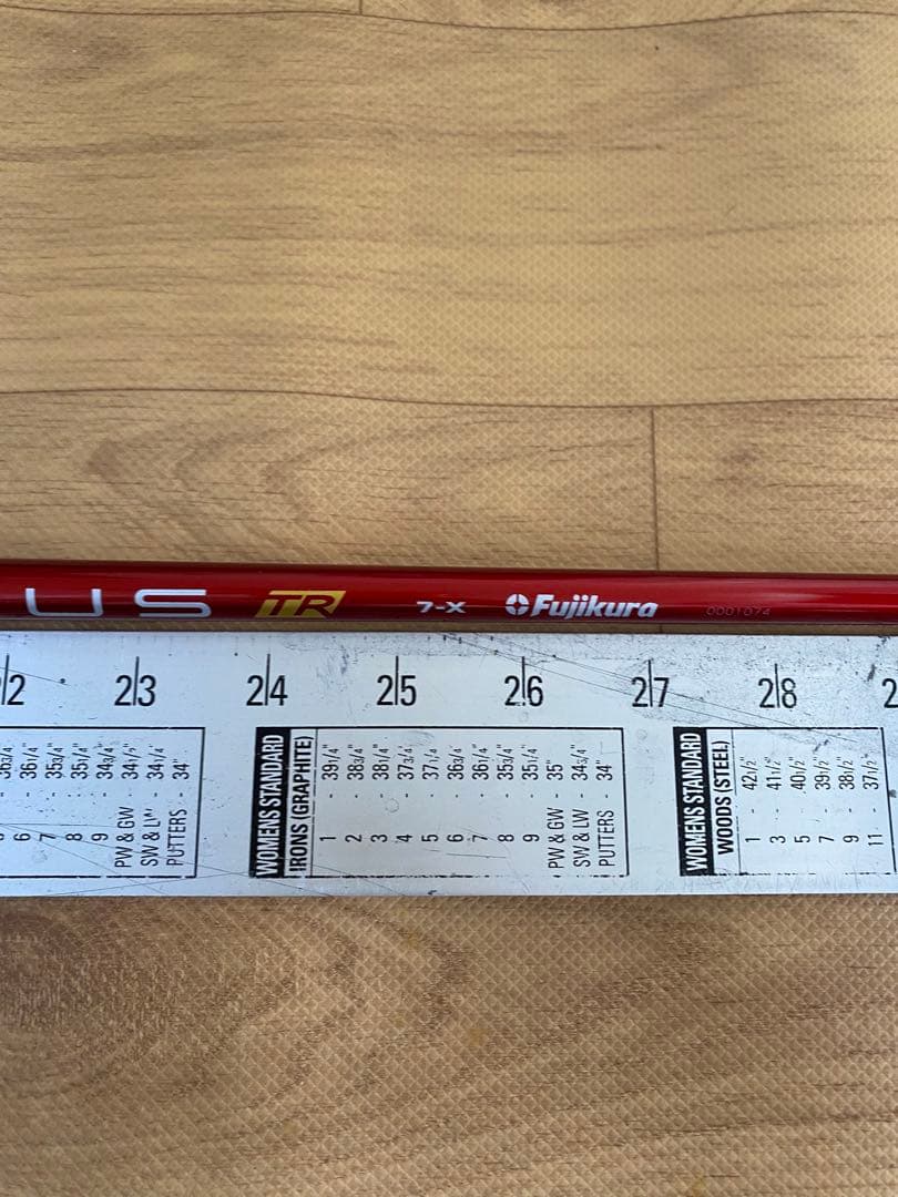 271 フジクラ　ベンタスレッドTR 7X ピンスリーブ付　ドライバー用