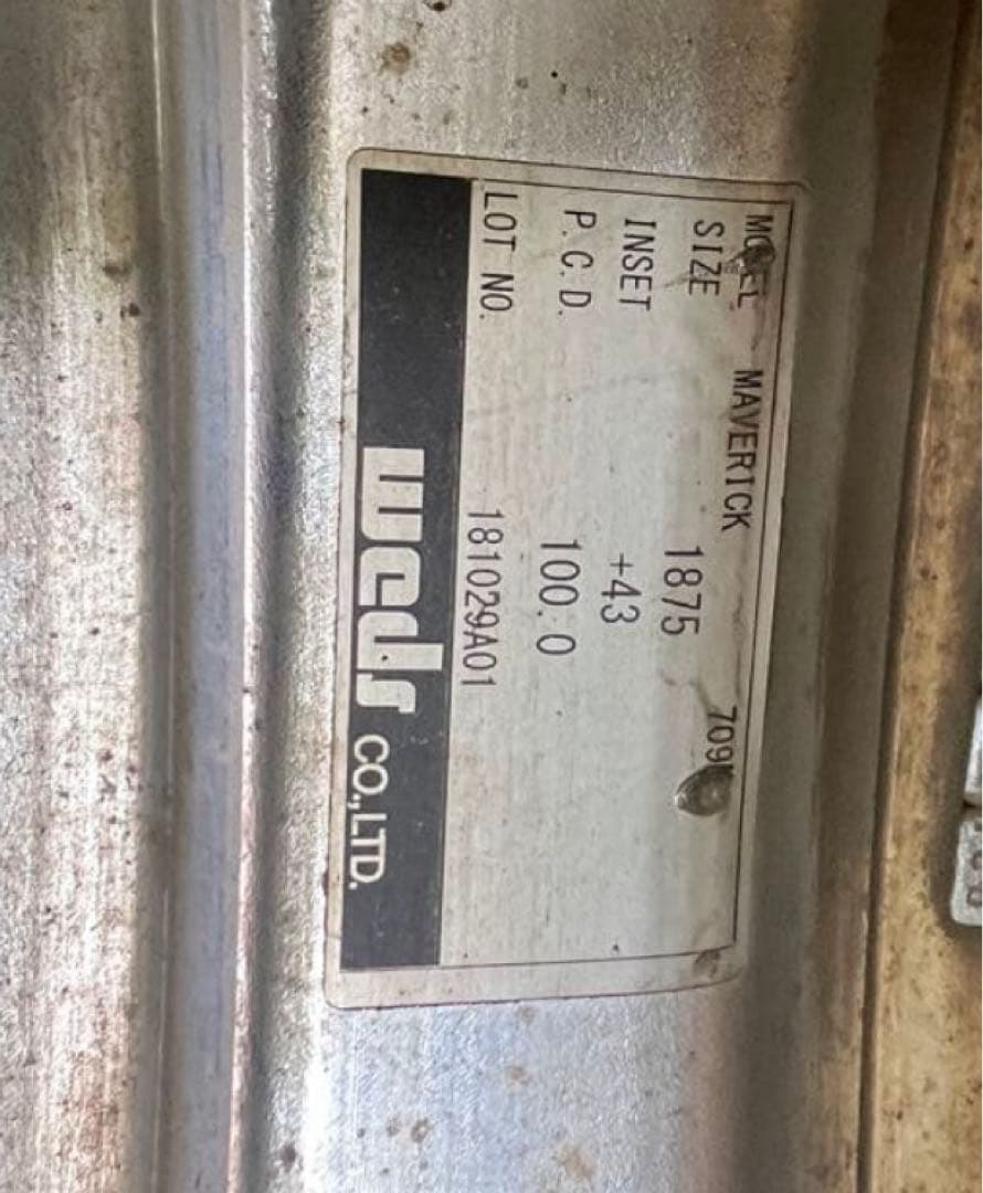 maverick 709M 18インチ　ホイール