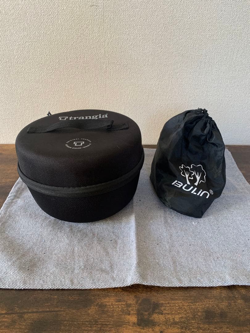 トランギア　ストームクッカーSブラック　収納ケース、0.6ケトル、ガス化セット