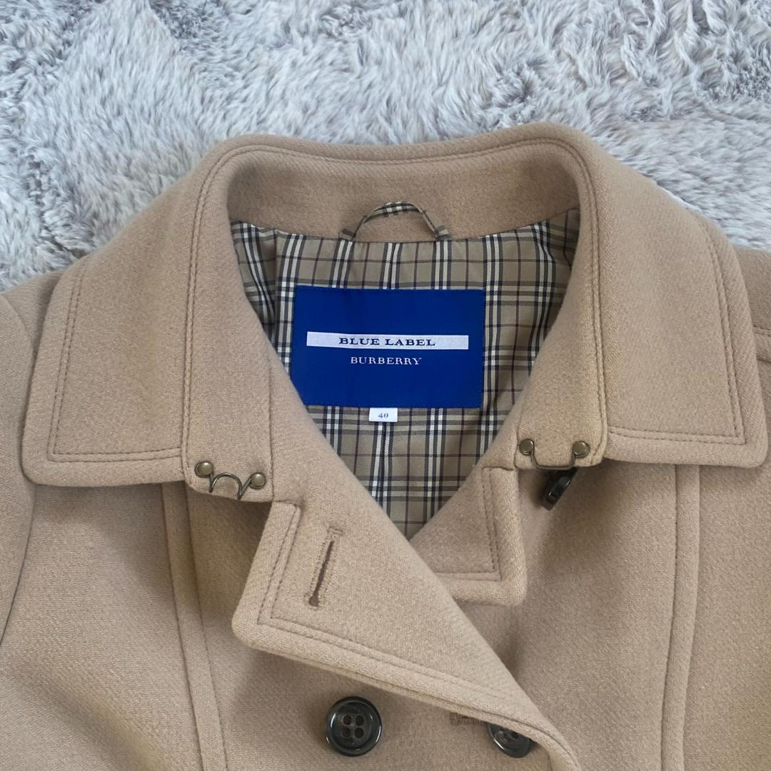 ☆お値下げ☆BURBERRY BLUELABEL ウールコート 40 ベージュ