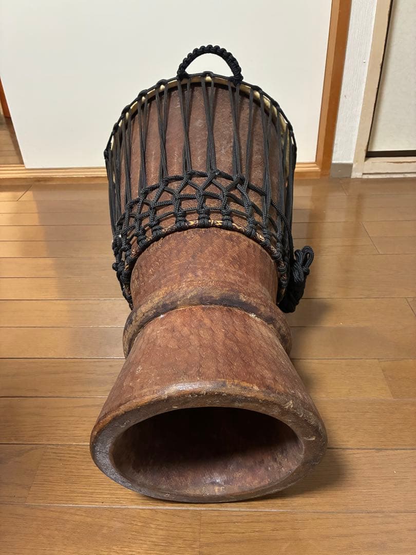 ブガラブー アフリカ (参考:ジェンベ、ジャンベ、コンガ、ブガラブ) ケース付き