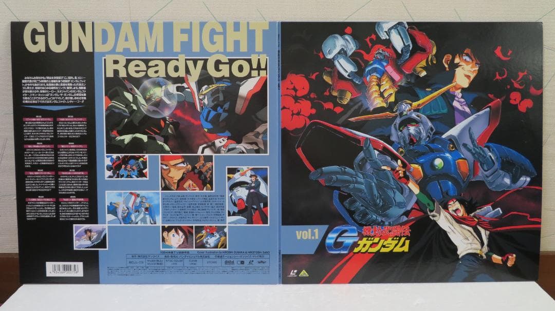 機動武闘伝Ｇガンダム　ＬＤ単品セル全７巻セット販売