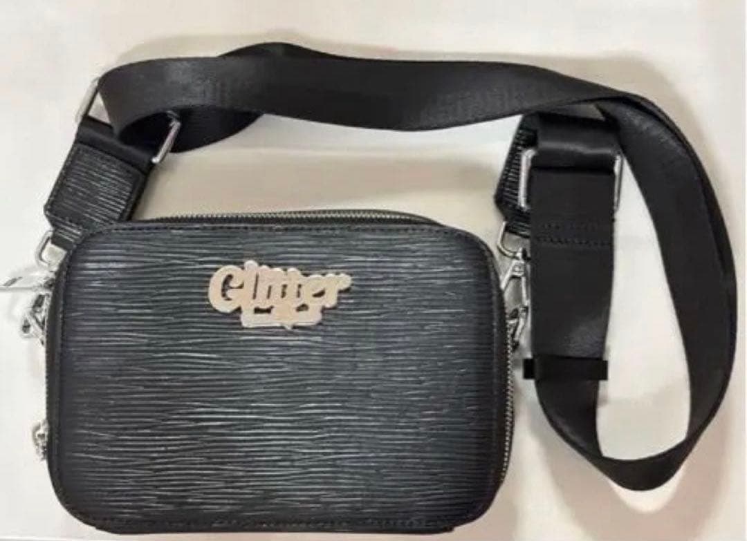 Glitter ブラック ショルダーバッグ