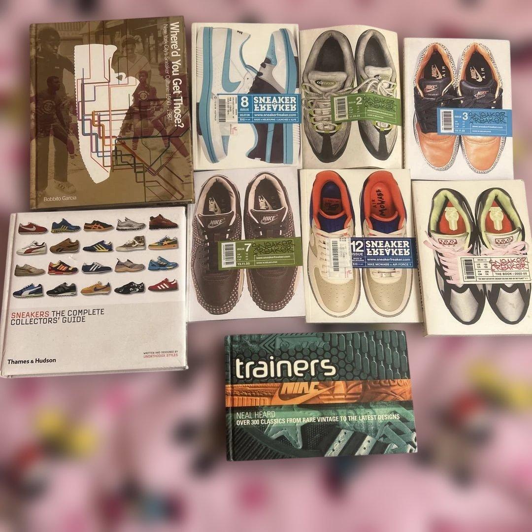 海外限定のスニーカー雑誌、写真集など9冊セット 英語表記のみ バラ売り不可