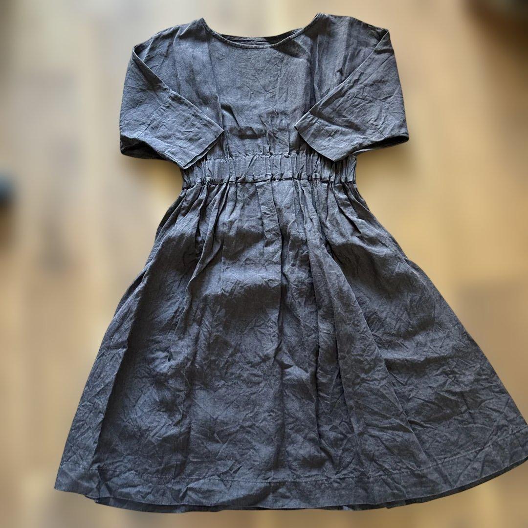 ヤンマ産業　Xラインワンピース　焦茶