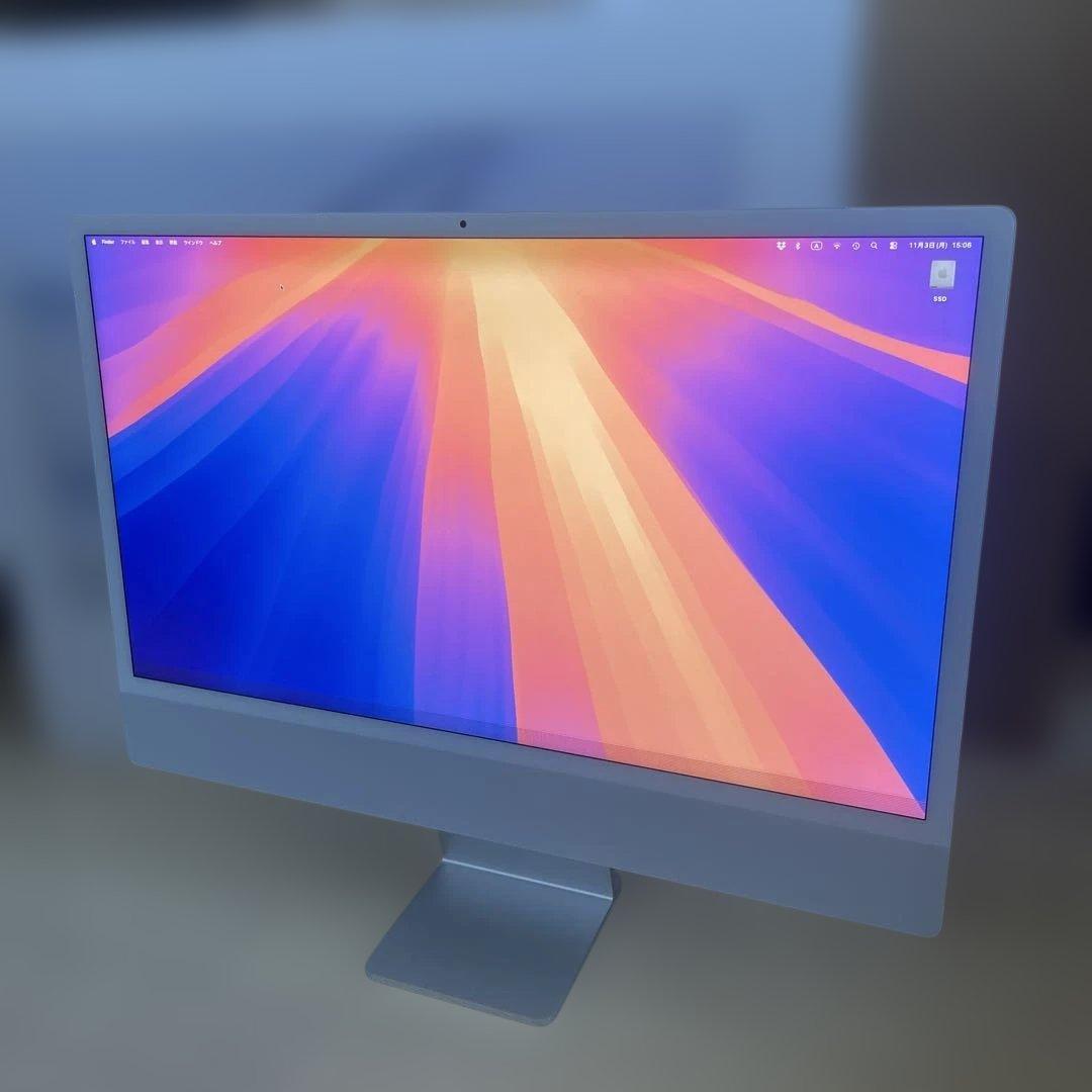 Apple iMac 24インチ M1 16GB /1TB 　画面小訳あり