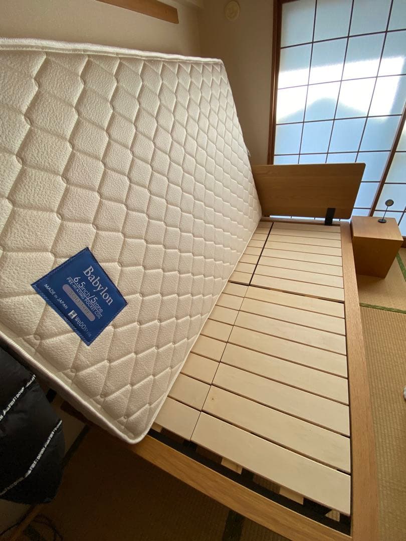 無印用品　セミダブルベッドフレーム