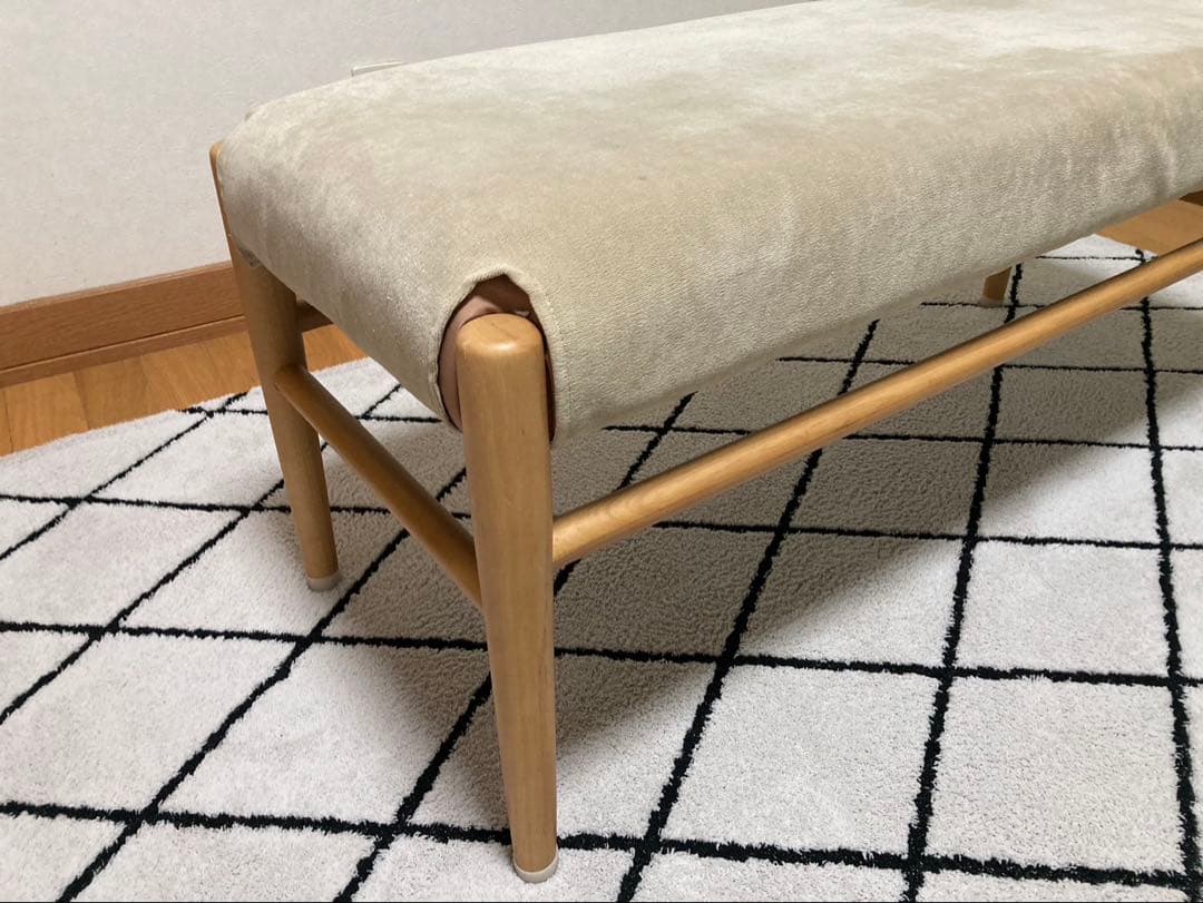 【送料無料】天然木　ベンチチェア　ベルメゾンデイズ