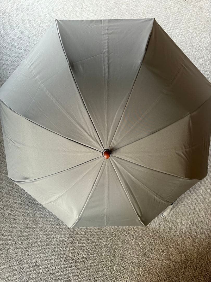 サンバリア100 折りたたみ日傘２段折 大判　モスグレー