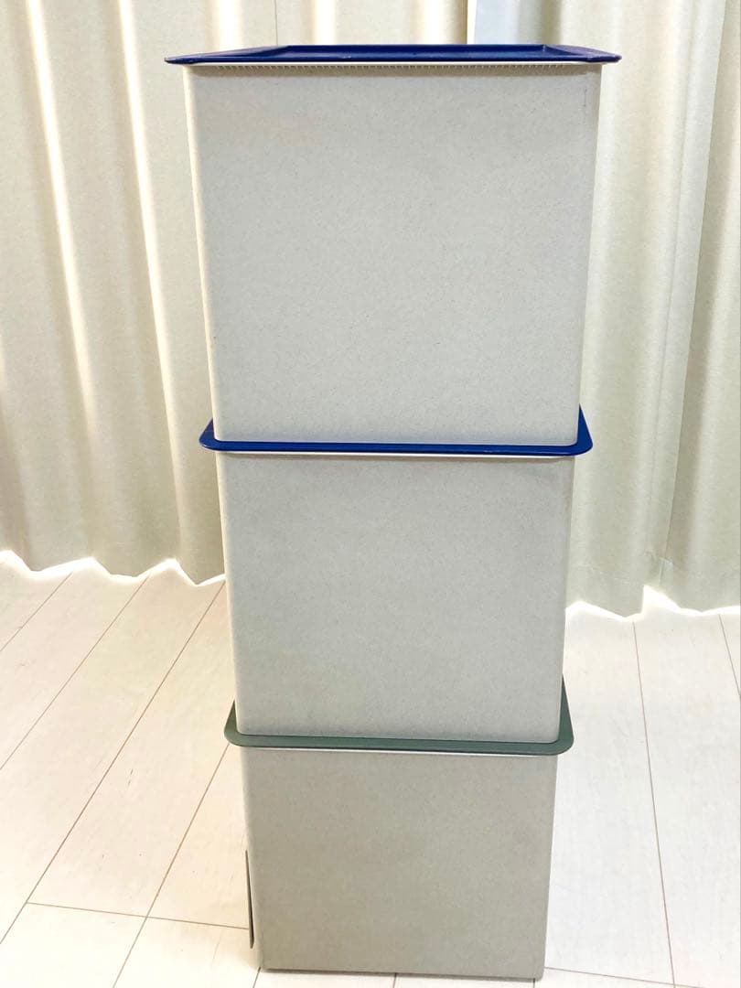 タッパーウェア　tupperware 3段ケース　セット　マルチオーガナイザー