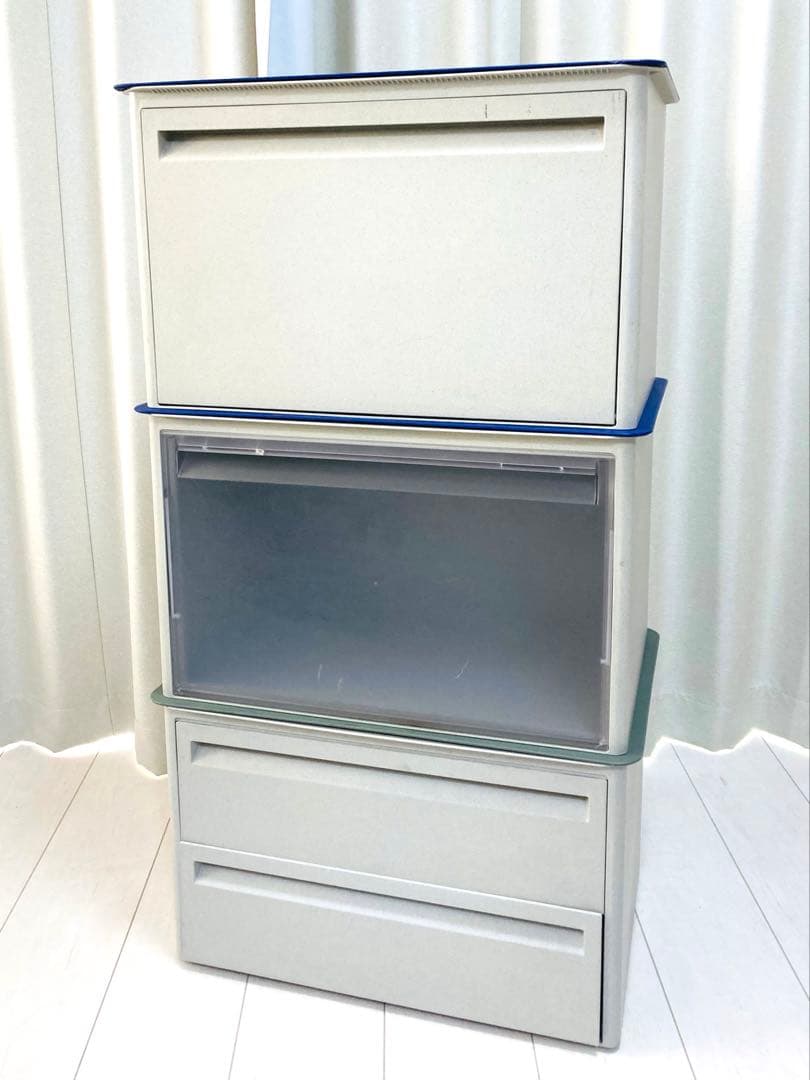 タッパーウェア　tupperware 3段ケース　セット　マルチオーガナイザー