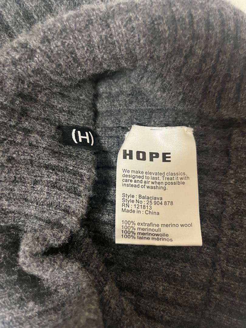 ours 深水光太 着用　HOPE バラクラバ