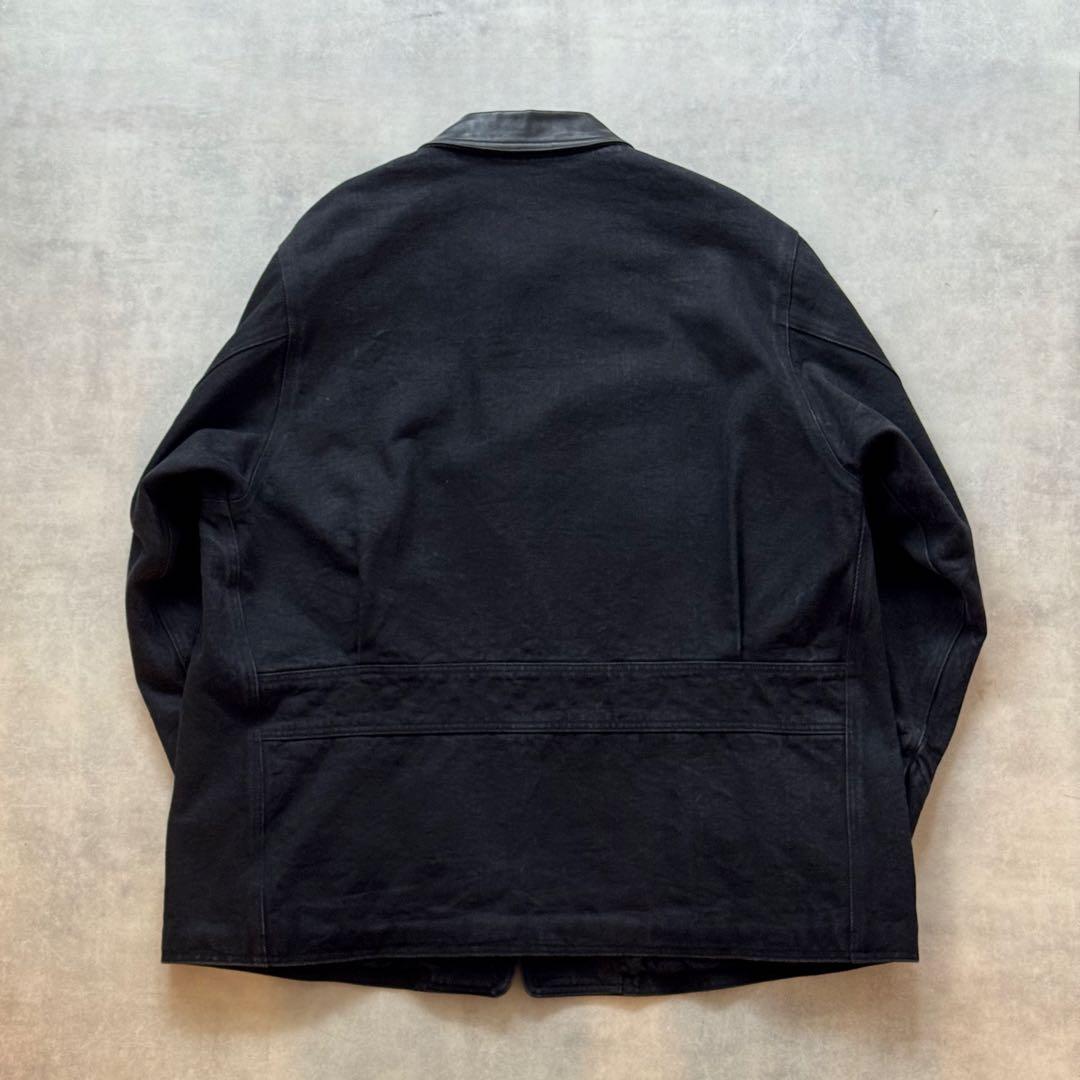 COMOLIコモリ デニム レザー ワークジャケット 24AW size3