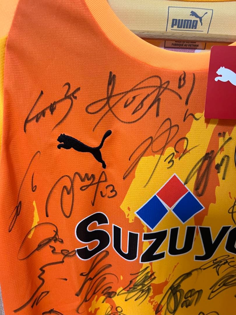 【清水エスパルス全選手サイン入り】サッカーユニフォーム