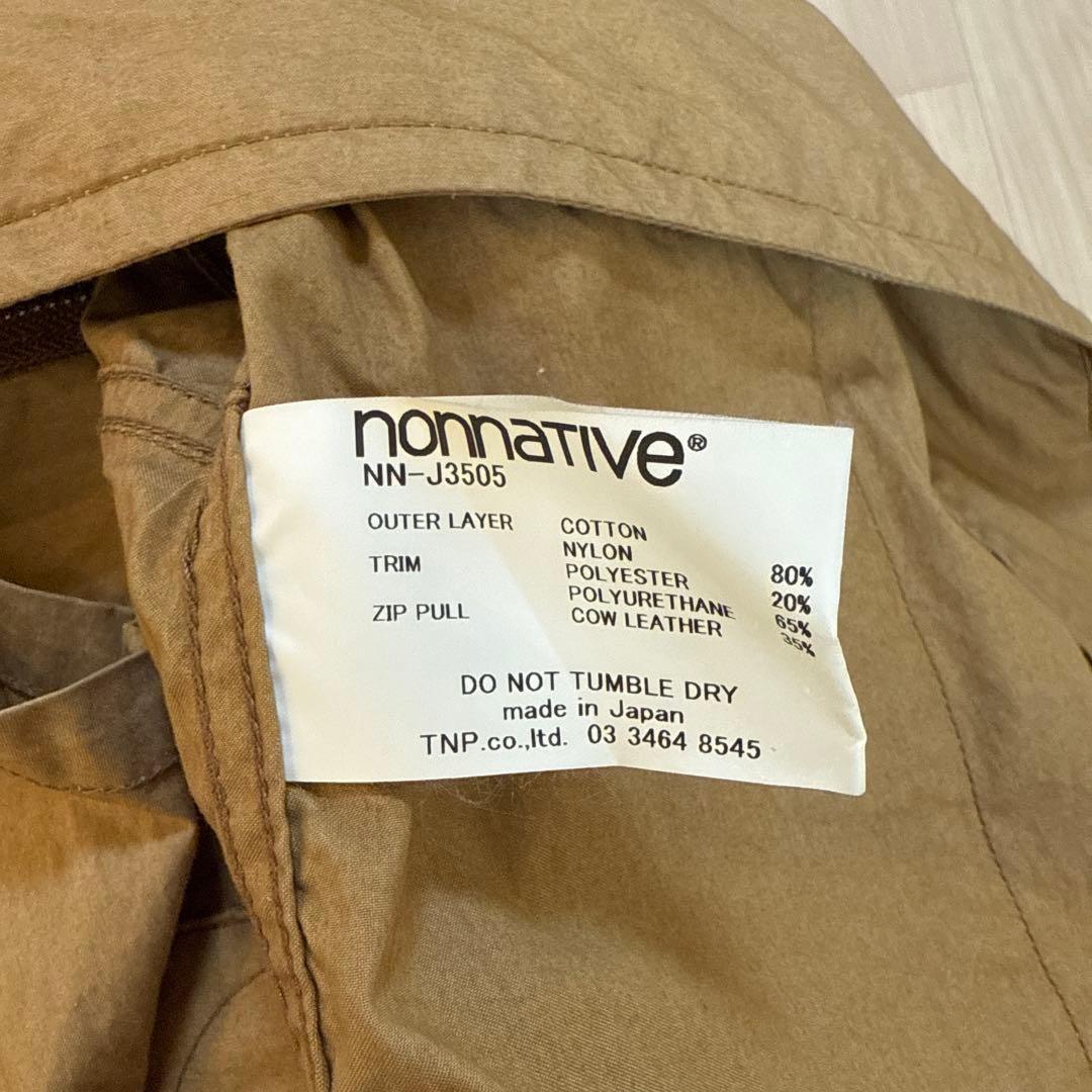 nonnative HUNTER JACKET C/N OXFORD サイズ1