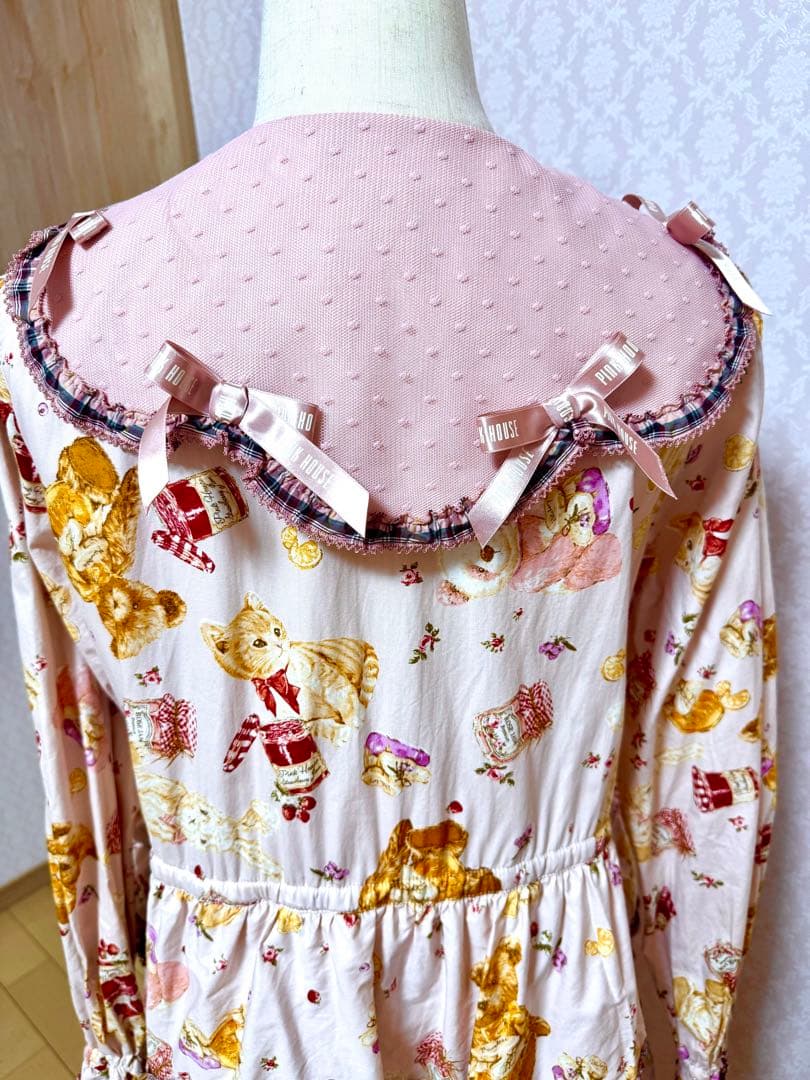 ピンクハウス×青木美沙子 アニマルハッピージャムプリントワンピース