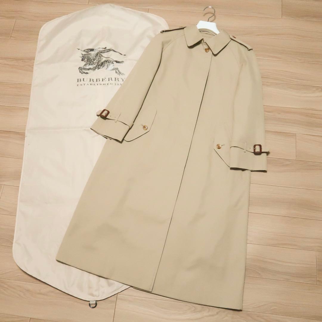 貴重 ビンテージ バーバリー ステンカラーコート ライナー付き BURBERRY
