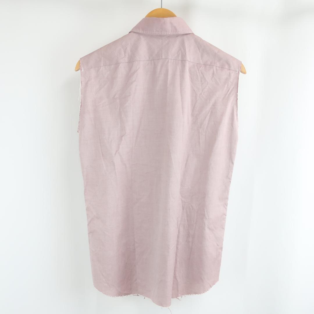 00s NUMBER NINE ロゴ 刺繍 カットオフ ノースリーブ シャツ 2