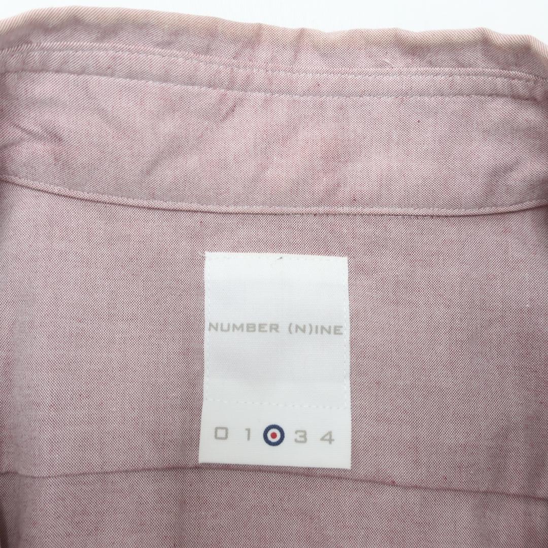 00s NUMBER NINE ロゴ 刺繍 カットオフ ノースリーブ シャツ 2