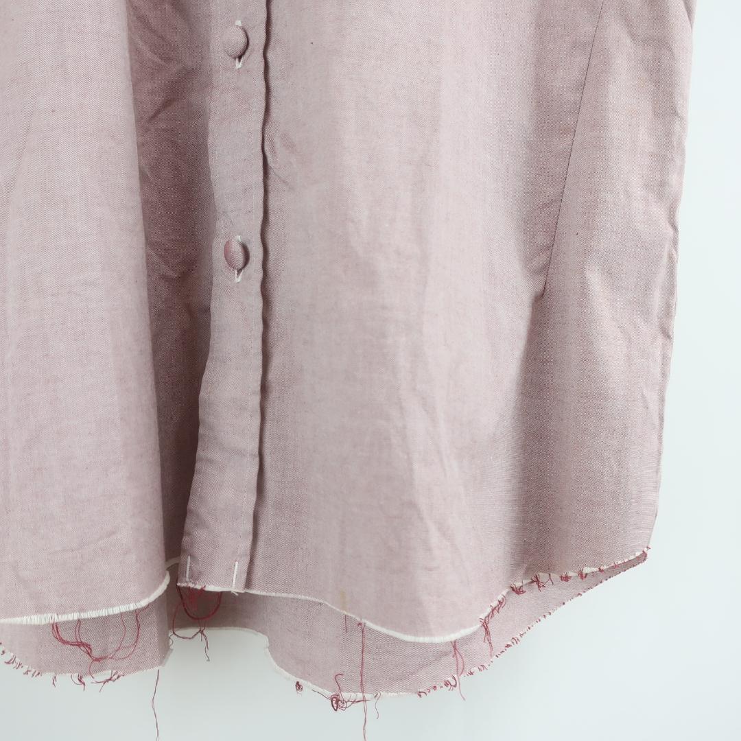 00s NUMBER NINE ロゴ 刺繍 カットオフ ノースリーブ シャツ 2