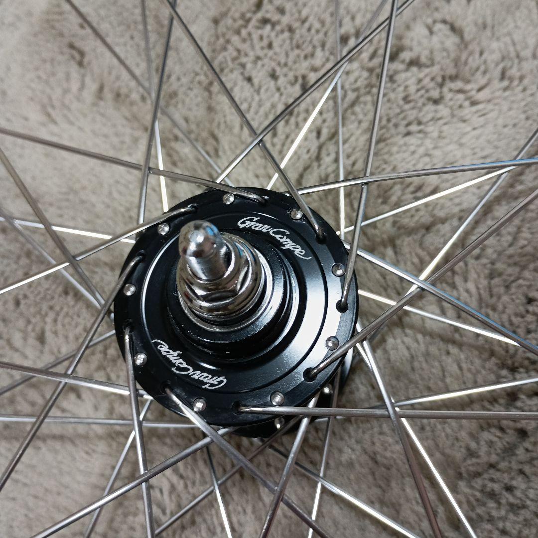 GRAN COMPE リアホイール エンド110mm ピスト超美品