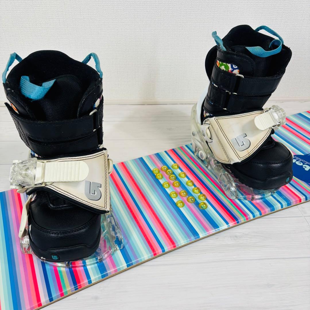 Burton Chicklet 101cm スノーボード キッズ 3点セット