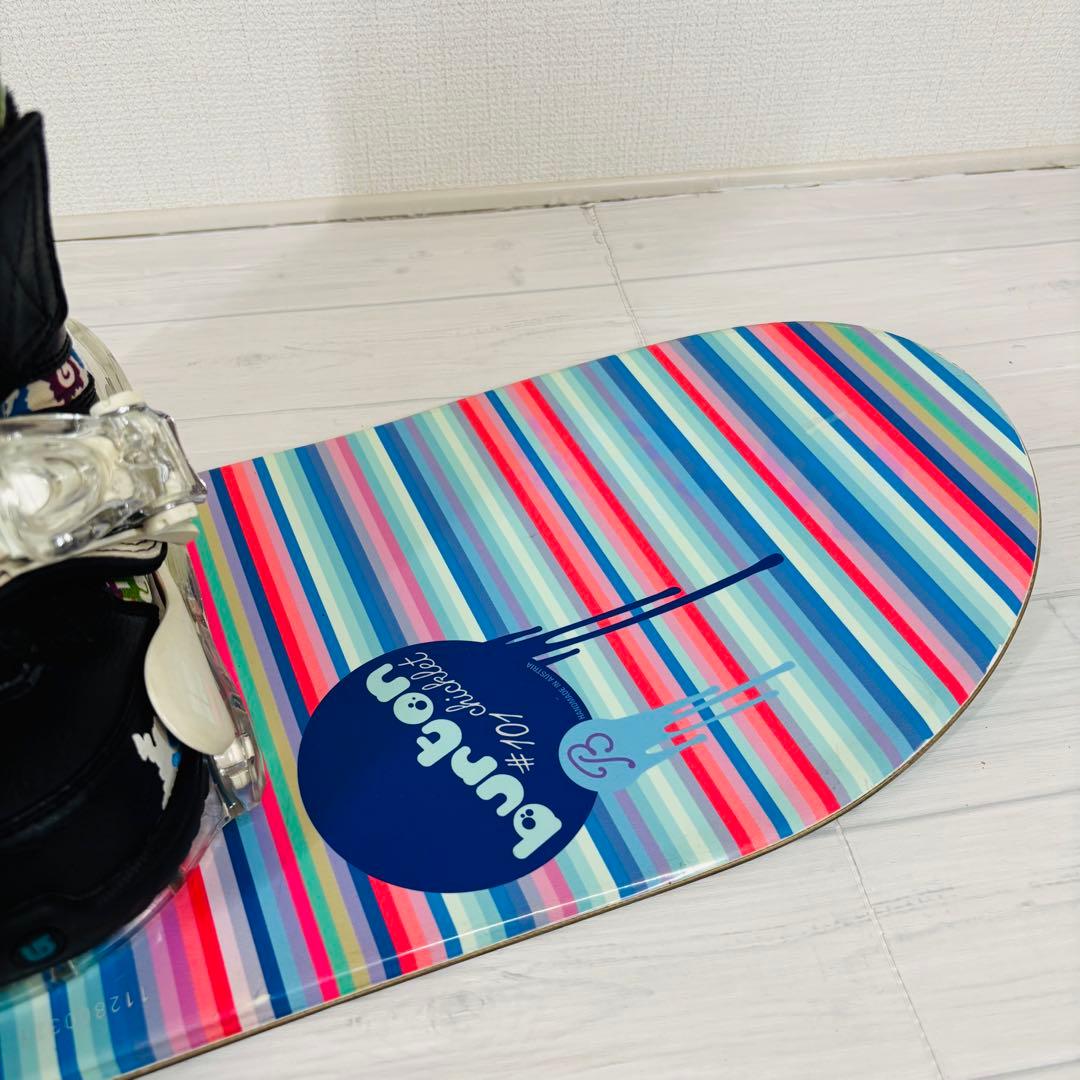 Burton Chicklet 101cm スノーボード キッズ 3点セット