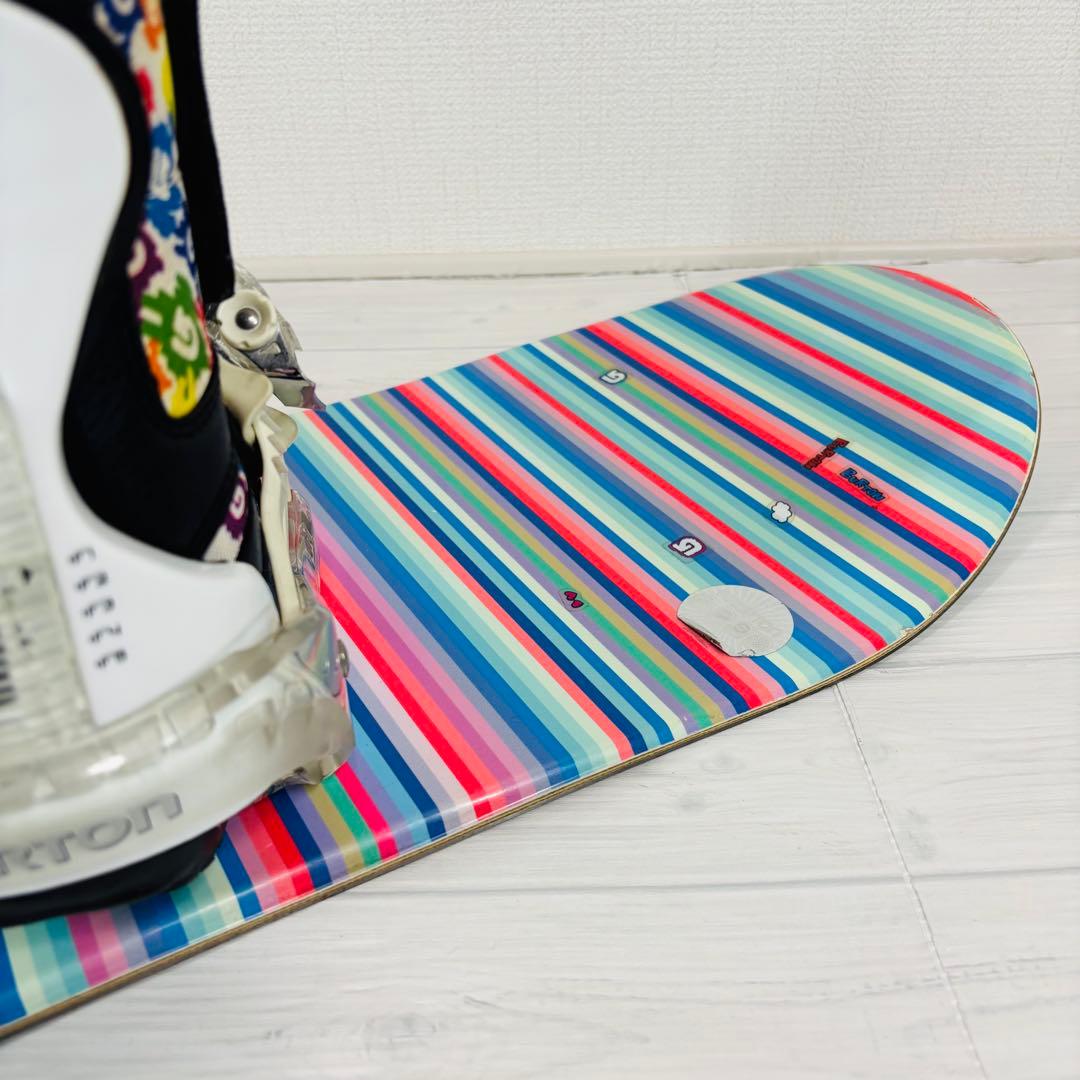 Burton Chicklet 101cm スノーボード キッズ 3点セット
