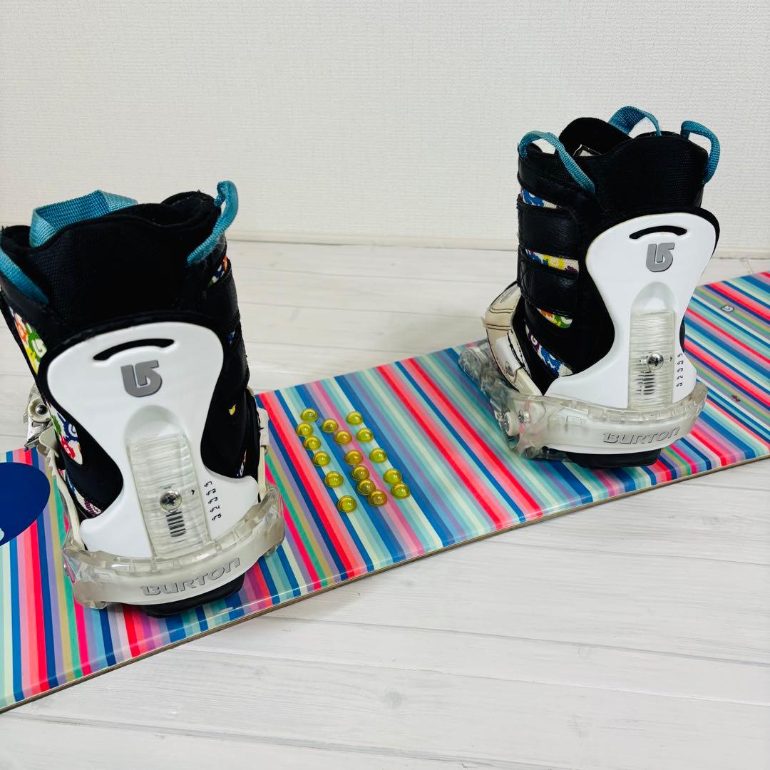 Burton Chicklet 101cm スノーボード キッズ 3点セット
