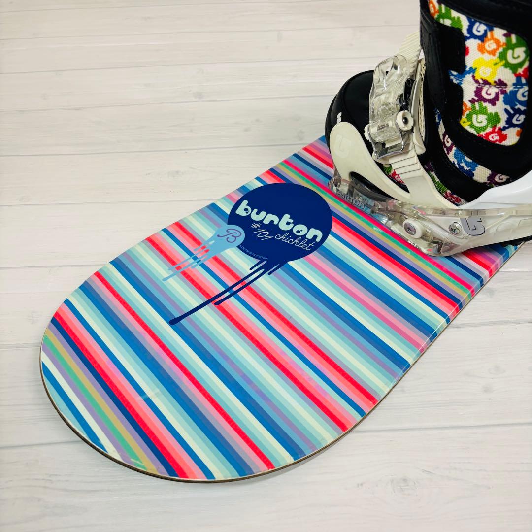 Burton Chicklet 101cm スノーボード キッズ 3点セット