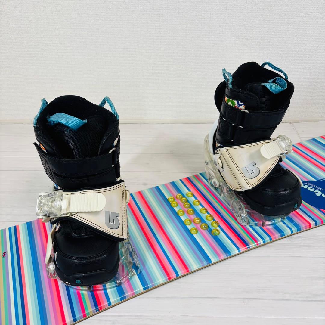 Burton Chicklet 101cm スノーボード キッズ 3点セット