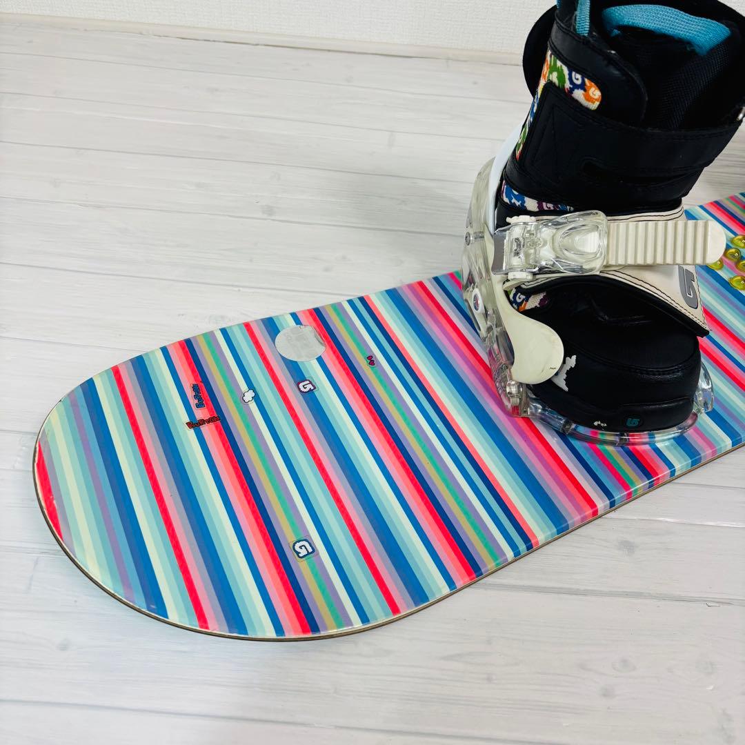 Burton Chicklet 101cm スノーボード キッズ 3点セット