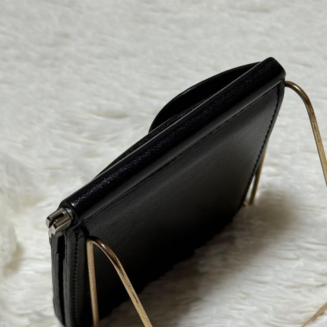 ⭐️美品⭐️　20/80　マネークリップ　二つ折り財布　小銭入れ　ブラック