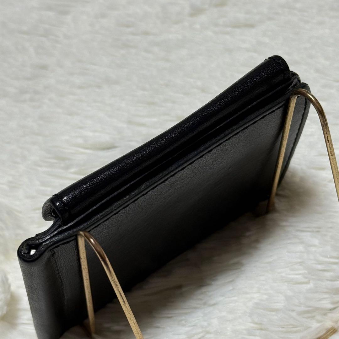 ⭐️美品⭐️　20/80　マネークリップ　二つ折り財布　小銭入れ　ブラック