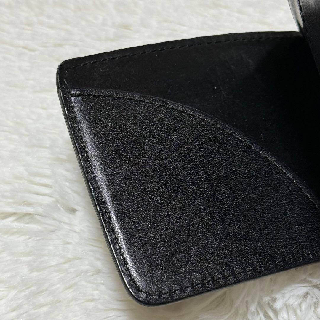 ⭐️美品⭐️　20/80　マネークリップ　二つ折り財布　小銭入れ　ブラック