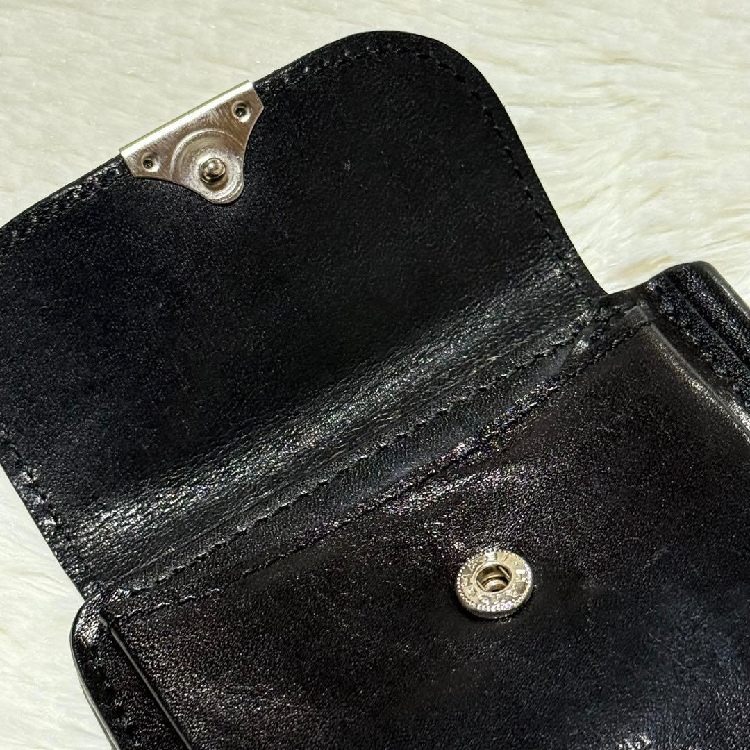 ⭐️美品⭐️　20/80　マネークリップ　二つ折り財布　小銭入れ　ブラック