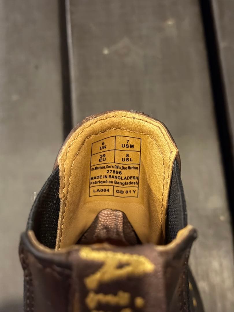 Dr. Martens ドクターマーチン　レザーチェルシーブーツ　UK6