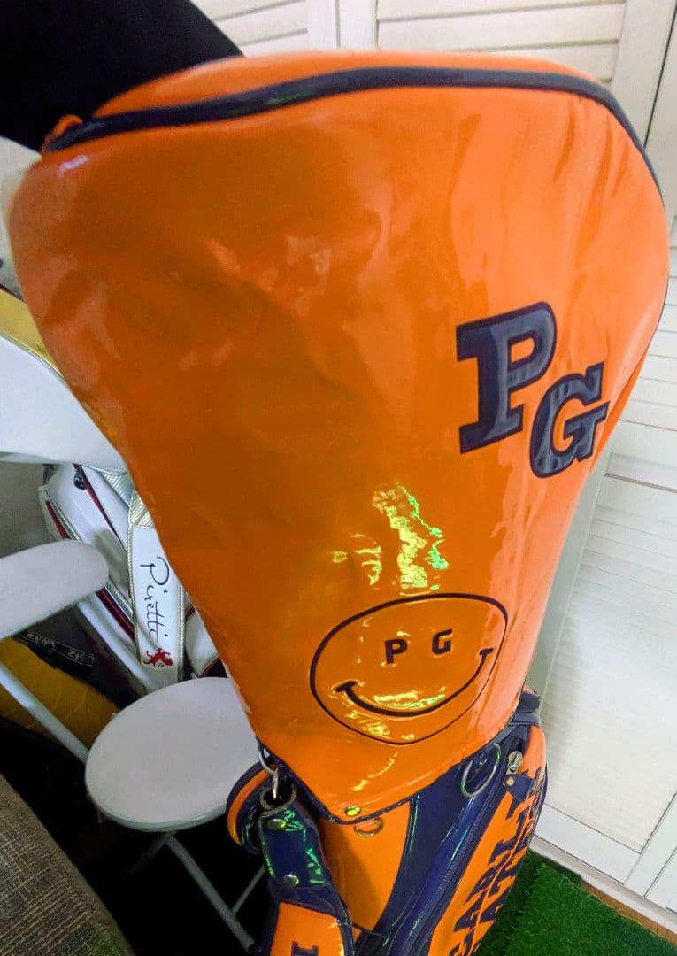 パーリーゲイツキャディーバック　（オレンジ色）