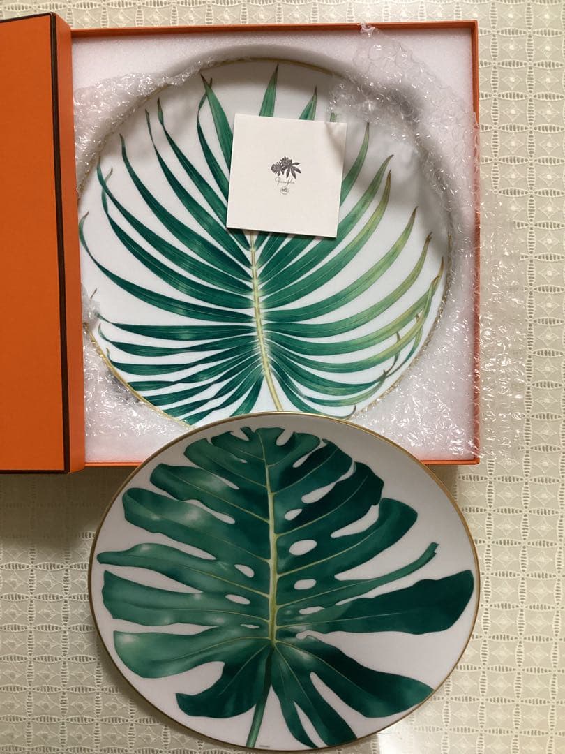 【希少】HERMES パシフォリア　ディナープレート　2枚組セット