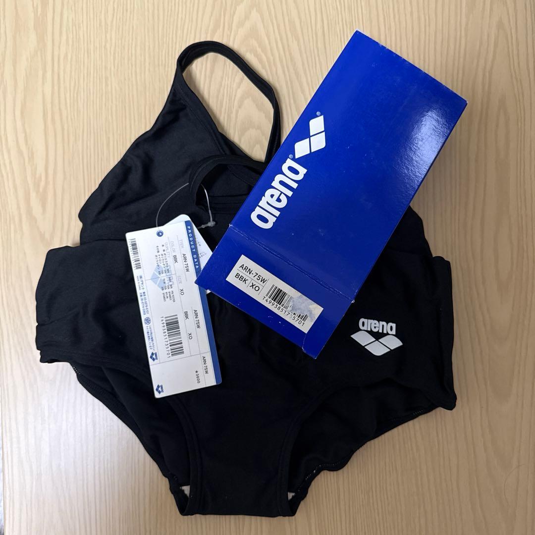 アリーナ水着　ARN-75W BBKブラックXO(3L)サイズ