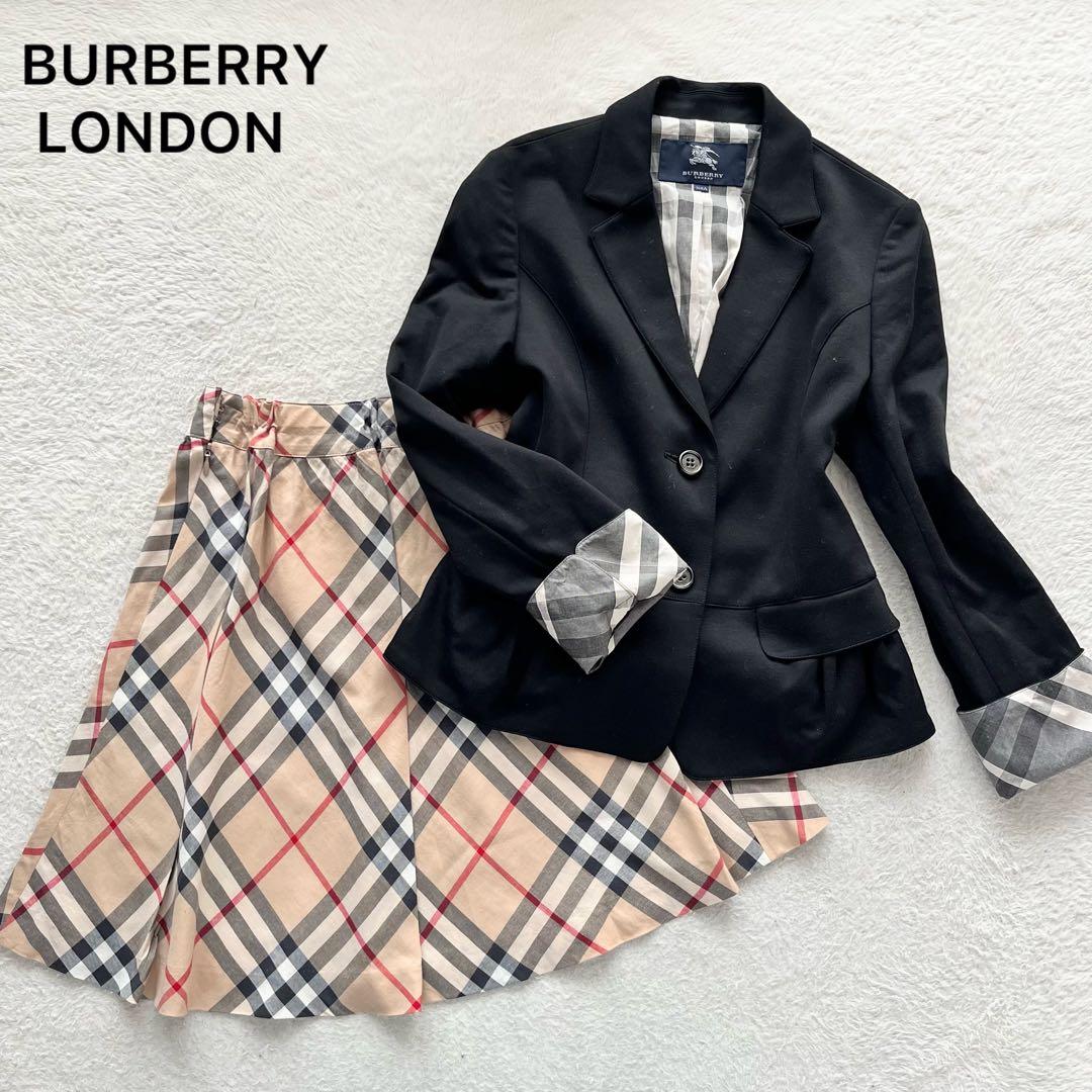BURBERRY LONDON ジャケット スカート セットアップ ノバチェック