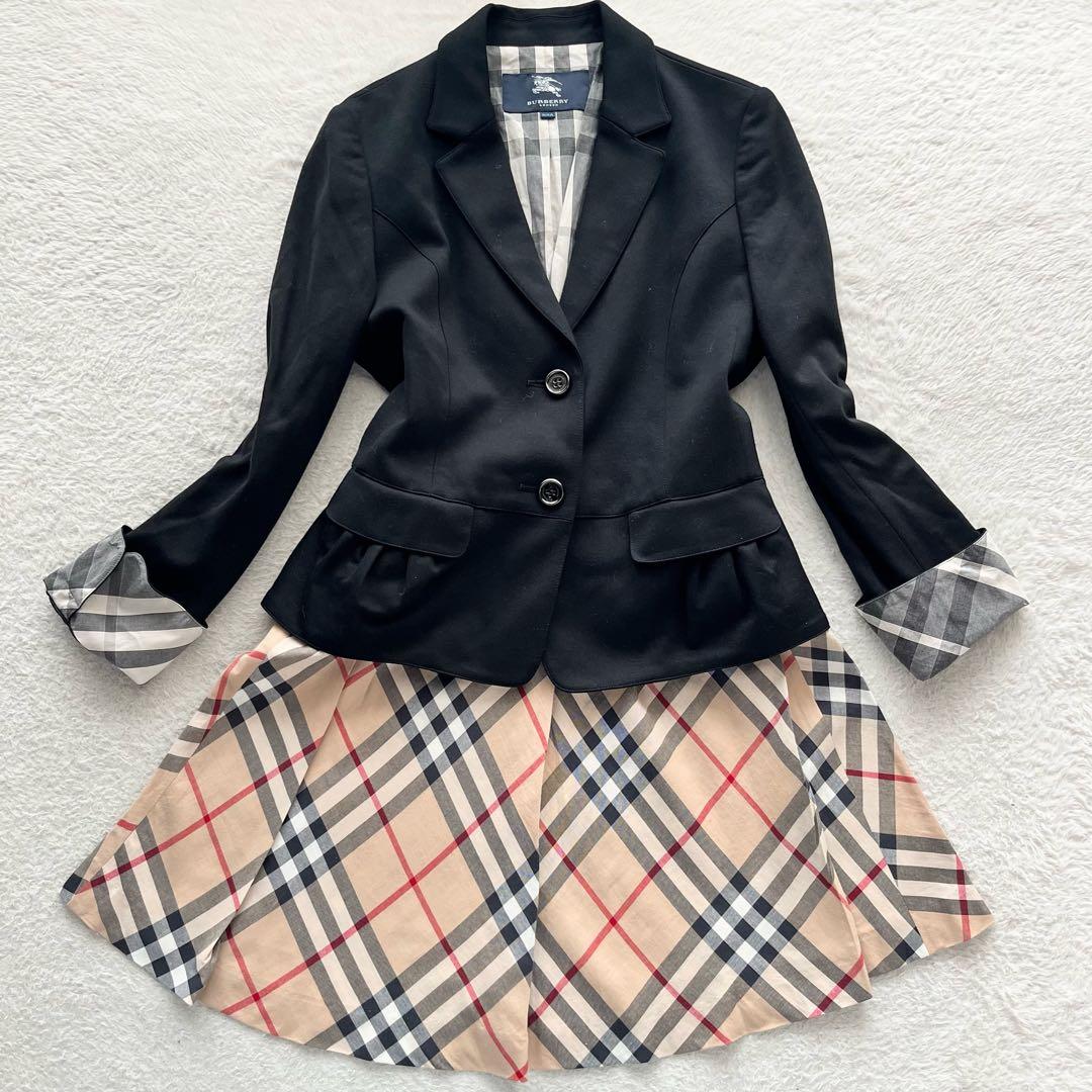 BURBERRY LONDON ジャケット スカート セットアップ ノバチェック