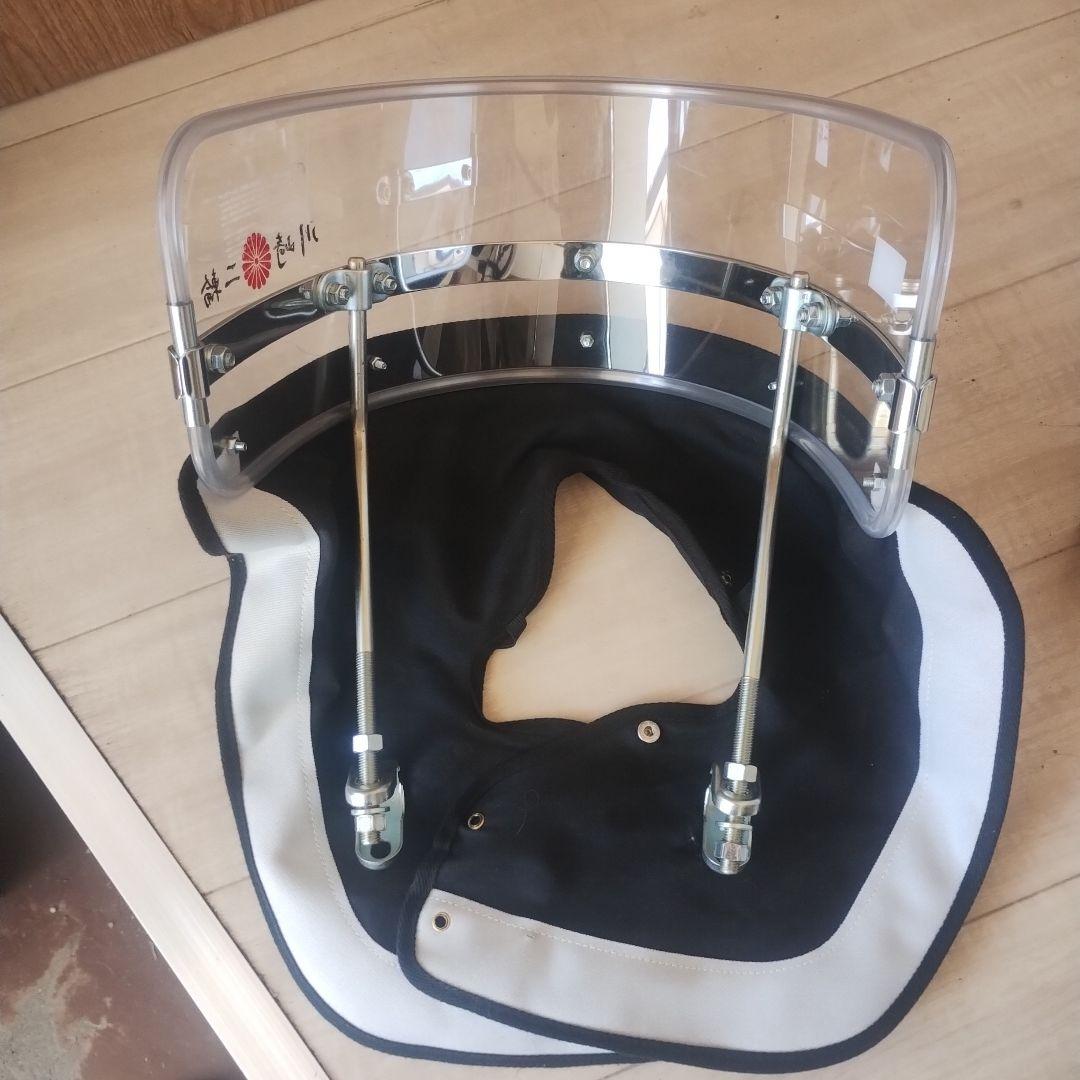 ごろ助　旭風防　短風防　絞り　リーゼント風防　黒