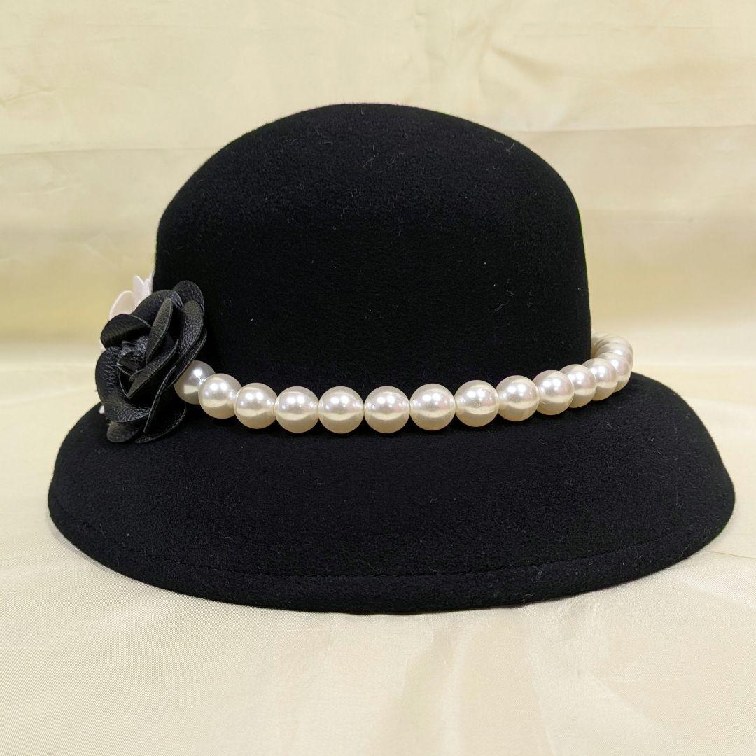 ★エムズグレイシー M'S GRACY　ウール　ハット　帽子　新品タグ付き