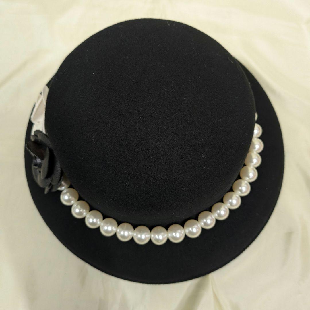 ★エムズグレイシー M'S GRACY　ウール　ハット　帽子　新品タグ付き